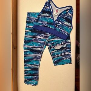 Zumba Capris (small) with matching Bra (medium)